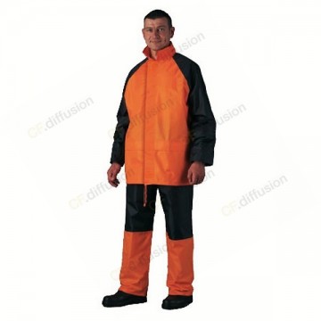 Combinaisons de pluie pour hommes imperméables et respirantes manteaux de  pluie avec bande réfléchissante accrocheuse, pantalon de veste d'équipement  de pluie durable
