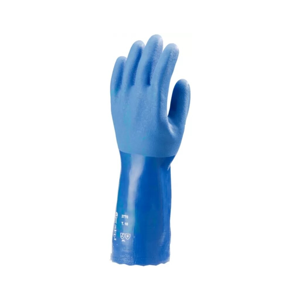 Gants anti-coupure latex bleu top adhérence - norme EN 388 3543