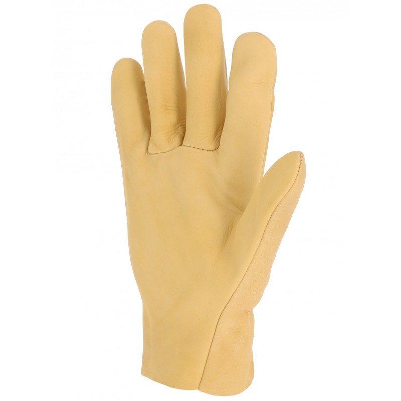 Gants travaux et manutention Pro Cuir 100% cuir pleine fleur résistant