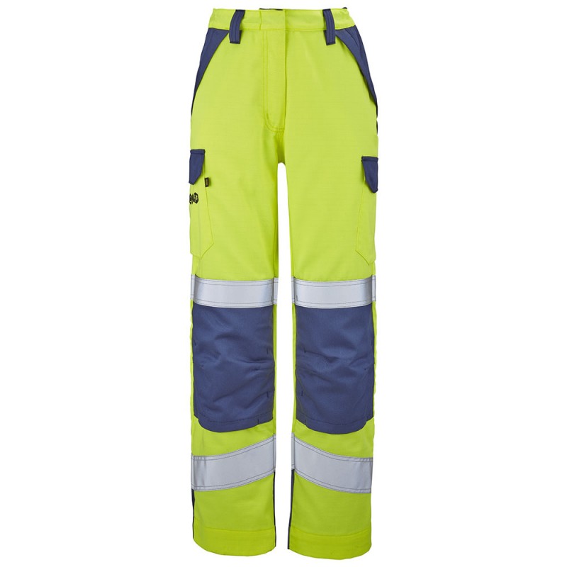 Pantalon fluorescent femme sale